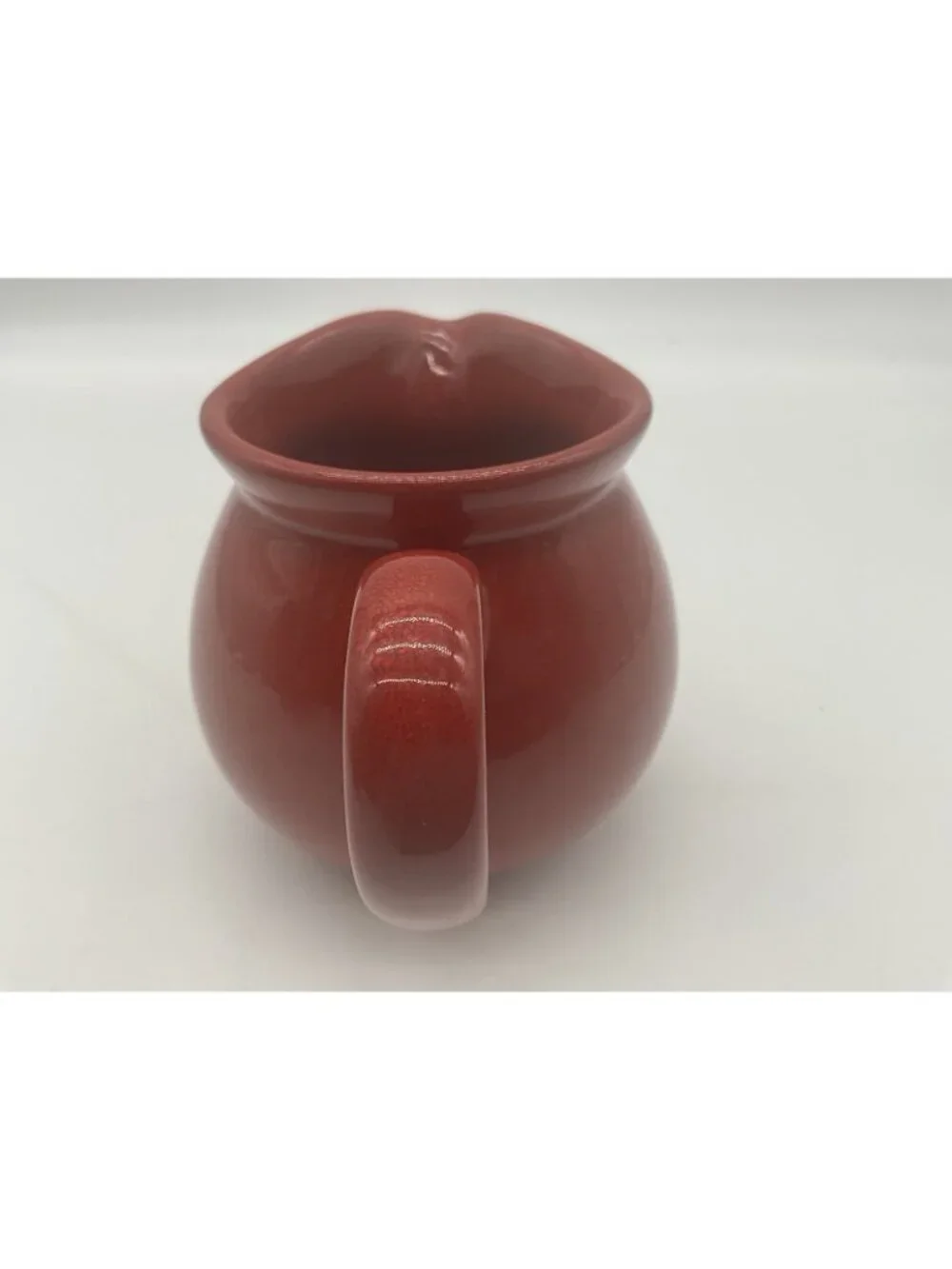 Waechtersbach Vintage Red Ceramic Creamer and Sugar Bowl Set in Cherry Red VTG